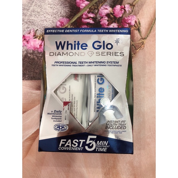 [Hàng Úc] Sét Làm Trắng Răng White Glo Diamond Series