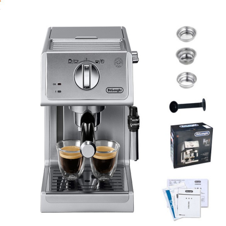 Máy pha cà phê Espresso thương hiệu Delonghi ECP36.31 - Công suất đầu vào: 1100W - Hàng Nhập Khẩu Chính Hãng