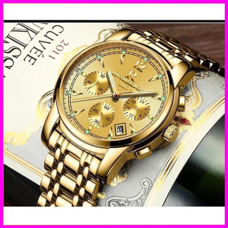 [ Hàng Xịn ] ĐỒNG HỒ NAM RONTHEEDGE CAO CẤP CHẠY FULL 6 KIM [ Đồng Hồ Nam Cao Cấp] | BigBuy360 - bigbuy360.vn