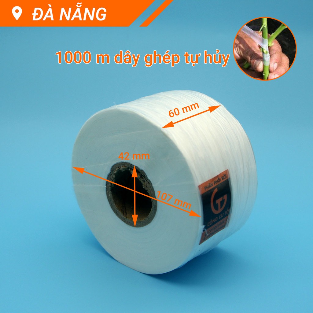 Dây ghép tự hủy 1000m khổ 6cm