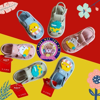 Mẫu mới cheerful mario giày sandal tập đi có kèn cho bé 6-24m - ảnh sản phẩm 1