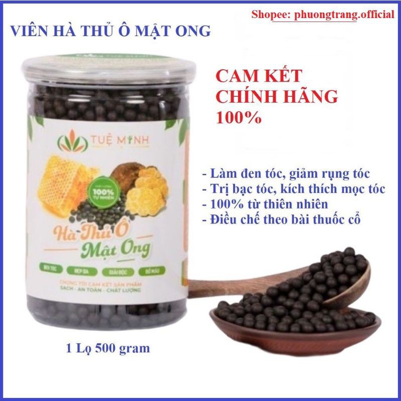 Viên Hà Thủ Ô Mật Ong Tuệ Minh 500g