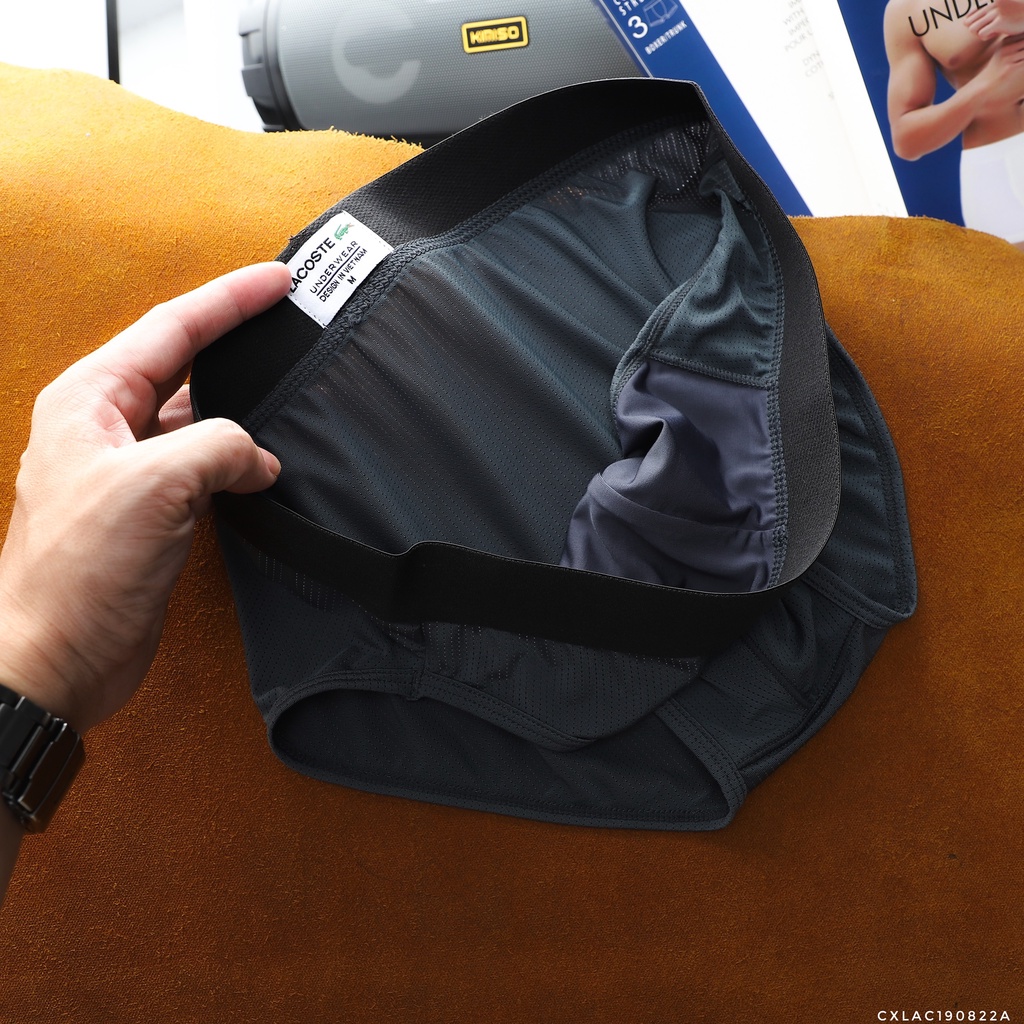 Quần lót tam giác nam, quần sịp nam sợi cotton lạnh mềm mại, thấm hút tốt 190822