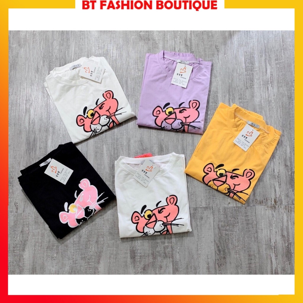 Đồ bộ nữ PINK Báo hồng PK001 from dáng áo thụng, vải mịn đẹp | BigBuy360 - bigbuy360.vn