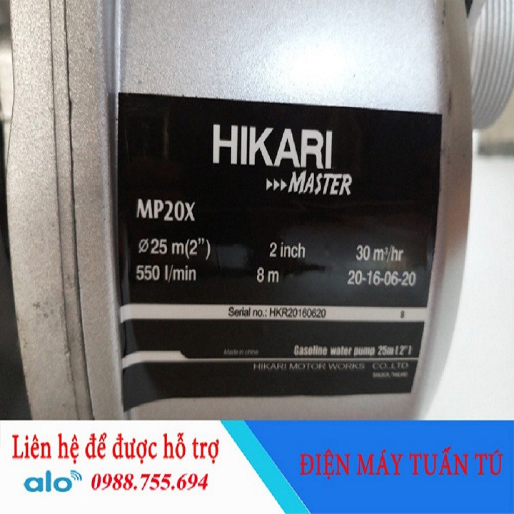 MÁY BƠM NƯỚC HIKARI MP20X Thái Lan