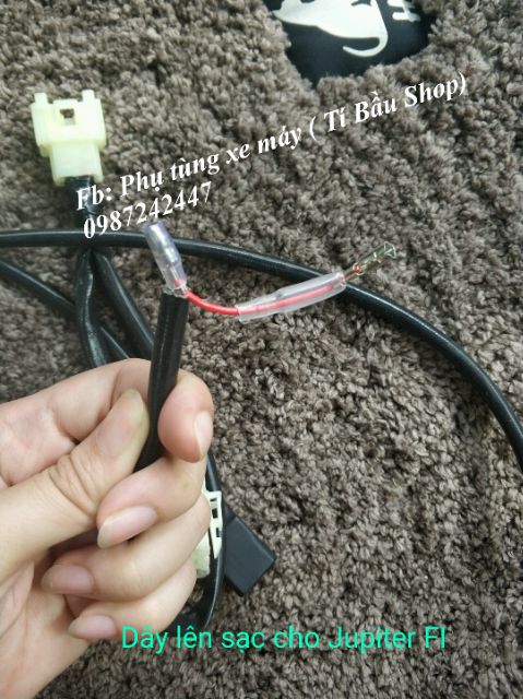 DÂY LÊN SẠC CHUYỂN ĐIỆN BÌNH cho Jupiter FI chỉ cắm giắc