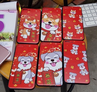 Ốp lưng chó phát tài cho điện thoại