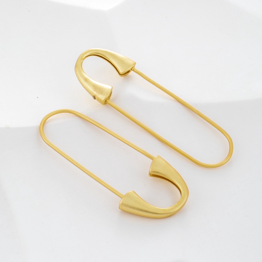 Ghim Cài Áo Bằng Đồng Mạ Vàng 18k diy Kiểu Dáng Đơn Giản Sang Trọng