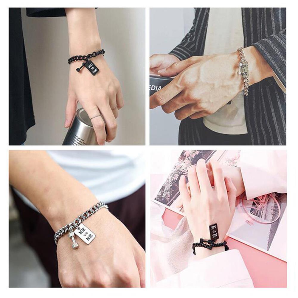 Vòng tay thiết kế đơn giản thời trang cá tính cho nam và nữ