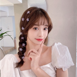 Set 10 Kẹp Tóc Hoa Pha Lê Dễ Thương Cho Cô Dâu