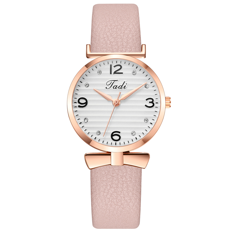ZOLFA Classic Black Rhinestone Womens Leather Watches Elegant White Simple Ladies Quartz Wrist Watch Analog Clocks Women Gift Watches Đồng hồ nữ