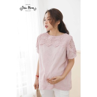 ÁO BẦU THÔ THÊU, VAI REN