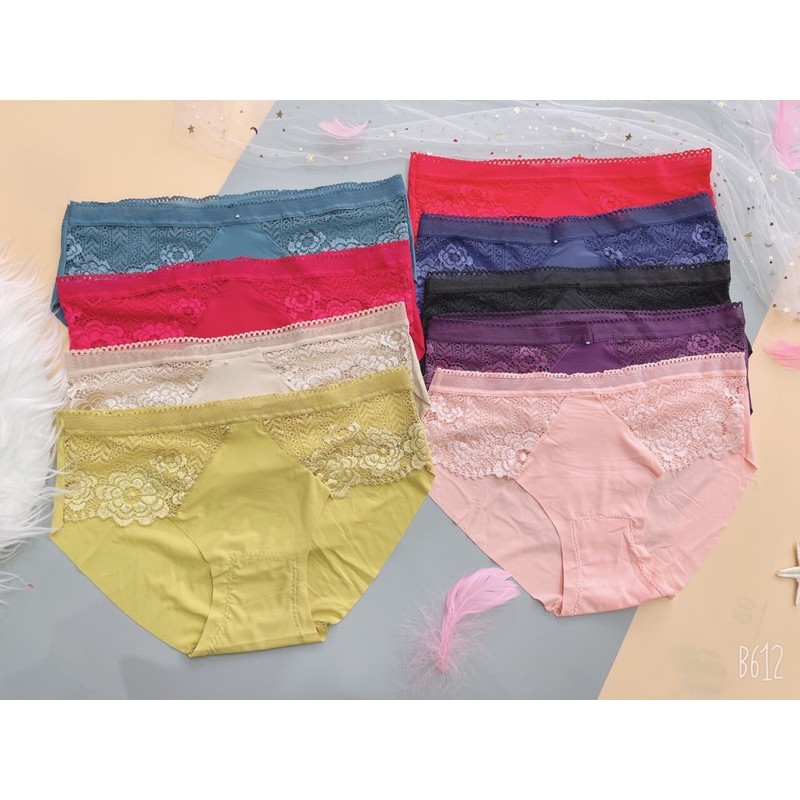 Set 10 Quần Lót Su Đúc Pha Ren Quyến Rũ