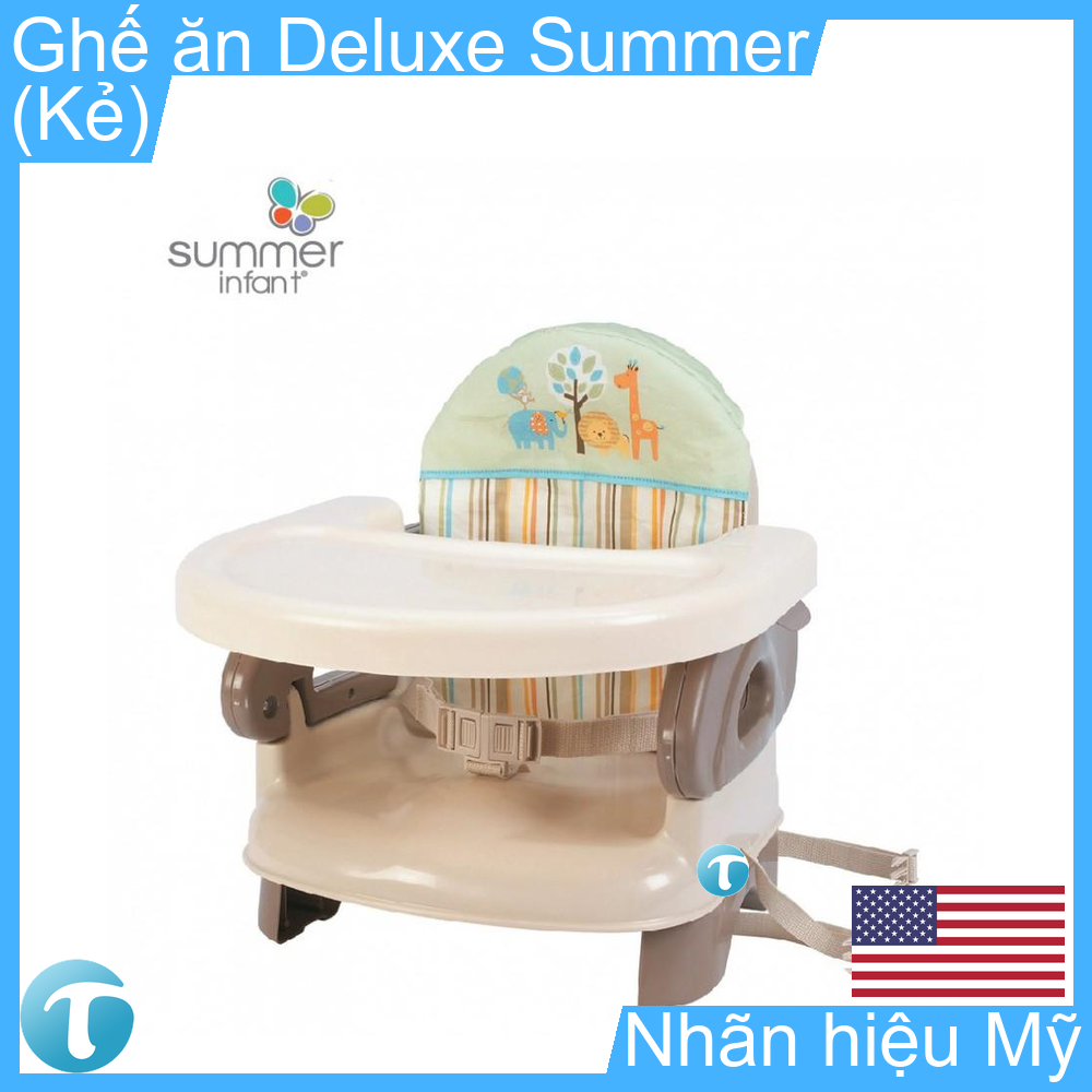 Ghế Ăn Dặm Deluxe, Chất Liệu Cao Cấp, An Toàn Cho Sức Khỏe Bé, Chính Hãng Summer Infant - SM13050, SM13520, SM13060