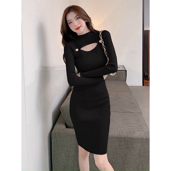 Đầm Body Tay Dài, Váy Ôm Sexy Nữ Thiết Kế Đi Dự Tiệc Cưới Đẹp, Đầm Ôm Sexy