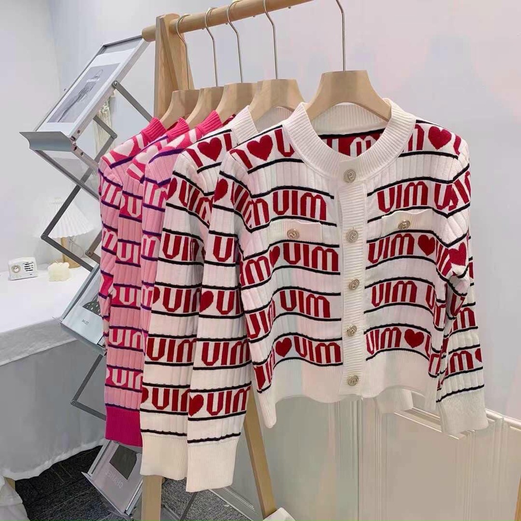 Áo len chữ OIM trái tim 2 màu (kèm ảnh thật, video) | BigBuy360 - bigbuy360.vn