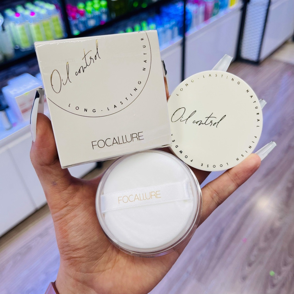 Phấn Phủ Bột Kiềm Dầu Không Thấm Nước FOCALLURE Poreless Matte Loose Powder Nội Địa Trung | FA-201