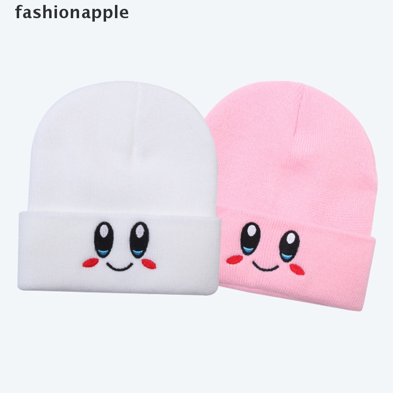 Mũ Beanie Dệt Kim Thêu Họa Tiết Xinh Xắn Cho Bé