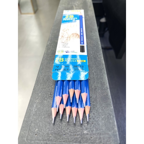 Hộp 12 chiết bút chì 2B 3B 4B 5B 6B - Graphite Pencils Joyko 9908