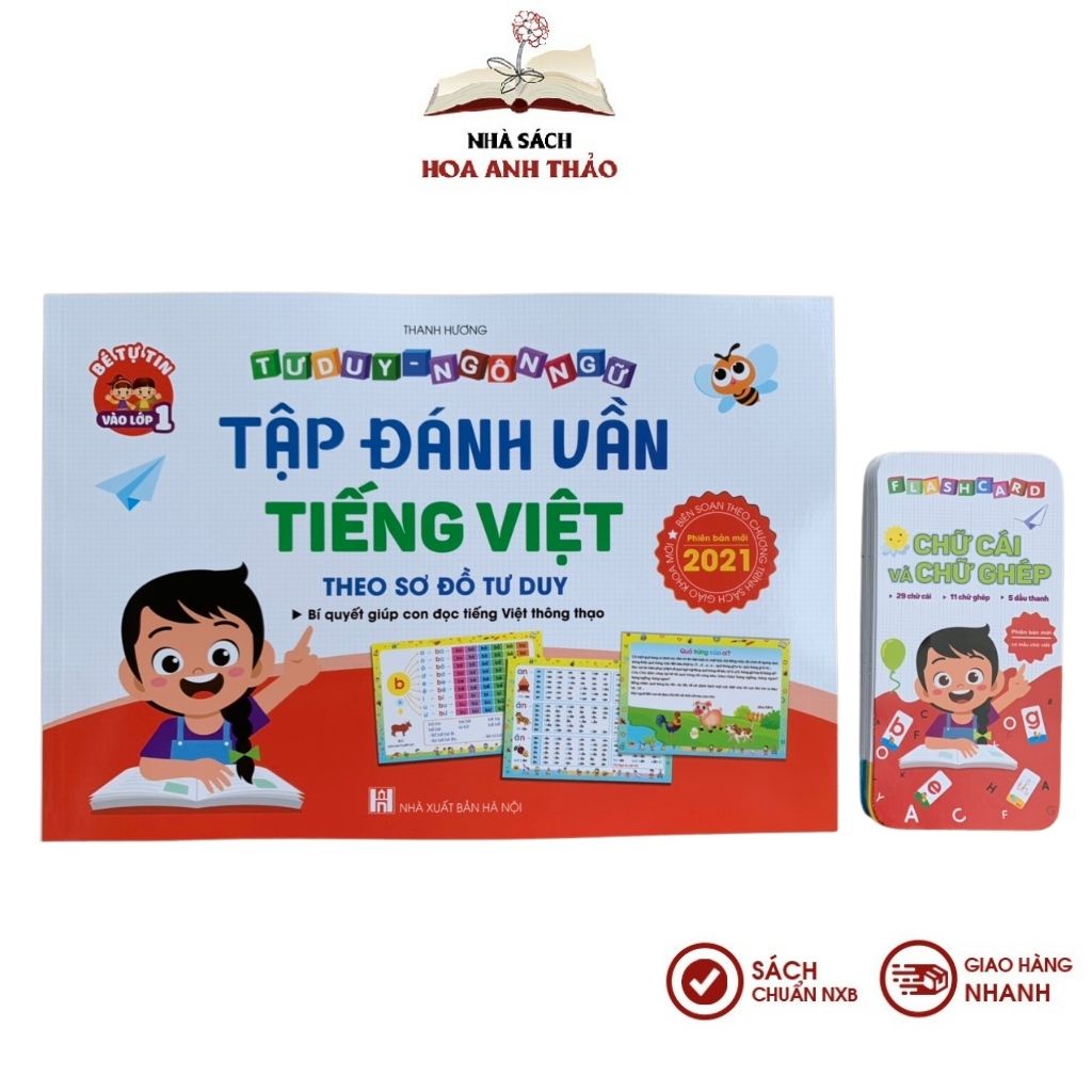 Sách - Tập đánh vần Tiếng Việt Phiên bản 5.0 kèm file đọc quét mã QR và video hướng dẫn ghép vần phù hợp với bé 4-6 tuổi