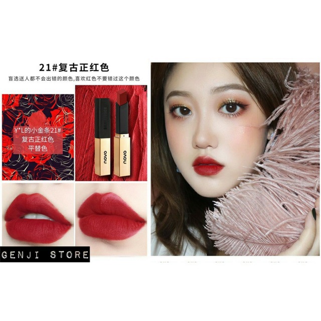 (HÀNG NỘI ĐỊA TRUNG) NOVO - Son thỏi lì Small Gold Bars Velvet Lipstick