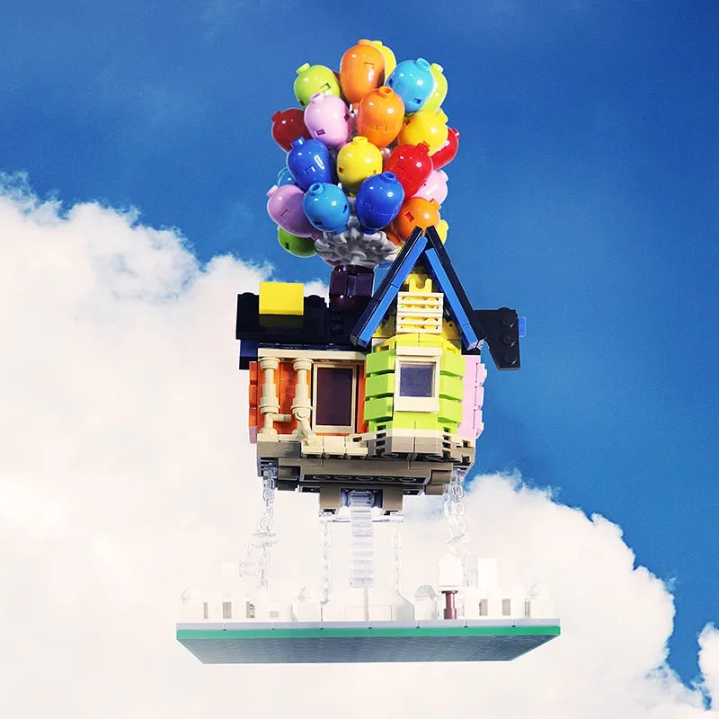 Bộ Đồ Chơi Lego Lắp Ráp Ngôi Nhà Bóng Bay Vui Nhộn