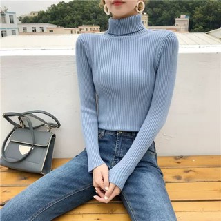 Áo len cổ cọ cao Quảng Châu.
