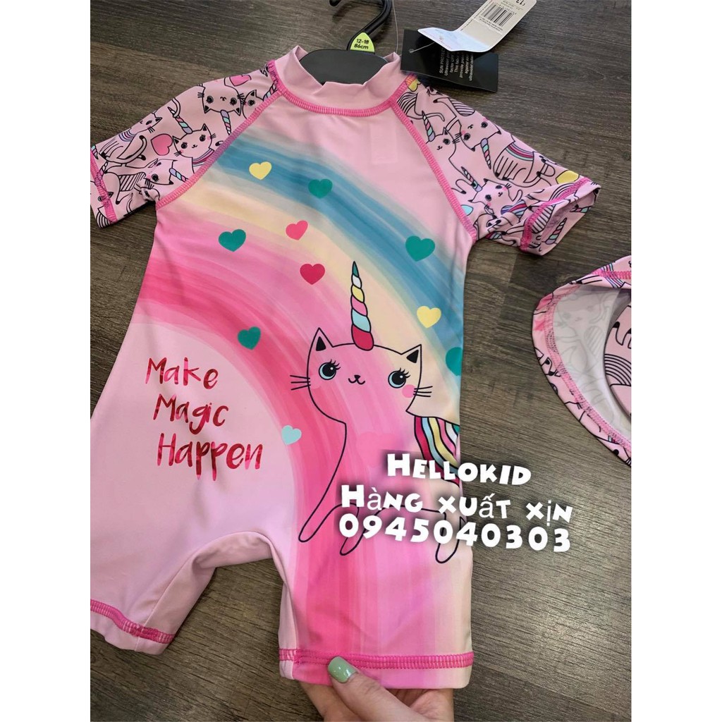 Bộ bơi mèo cầu vồng kèm mũ | BigBuy360 - bigbuy360.vn