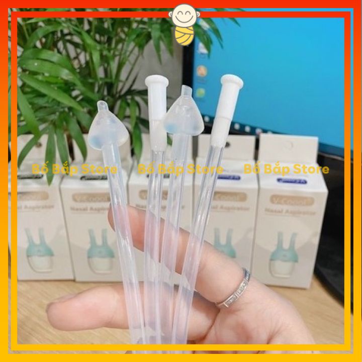 Dụng Cụ Hút Mũi VCOOL ⚡CAO CẤP⚡ Đầu Dây Silicone Siêu Mềm - Cho Các Bé Từ Sơ Sinh