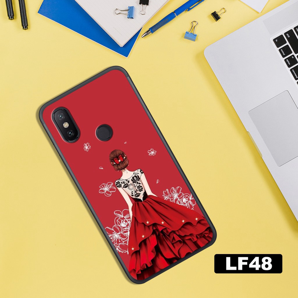 ỐP LƯNG XIAOMI MI A2/MI 6X - MI A2 LITE/MI 6 PRO IN HÌNH PHÍA SAU MỘT CÔ GÁI CHẤT LƯỢNG