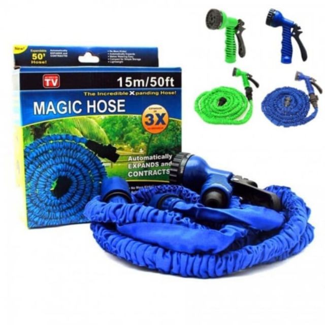 [FREESHIP] Vòi xịt nước giãn nở thông minh 15m Magic Hose