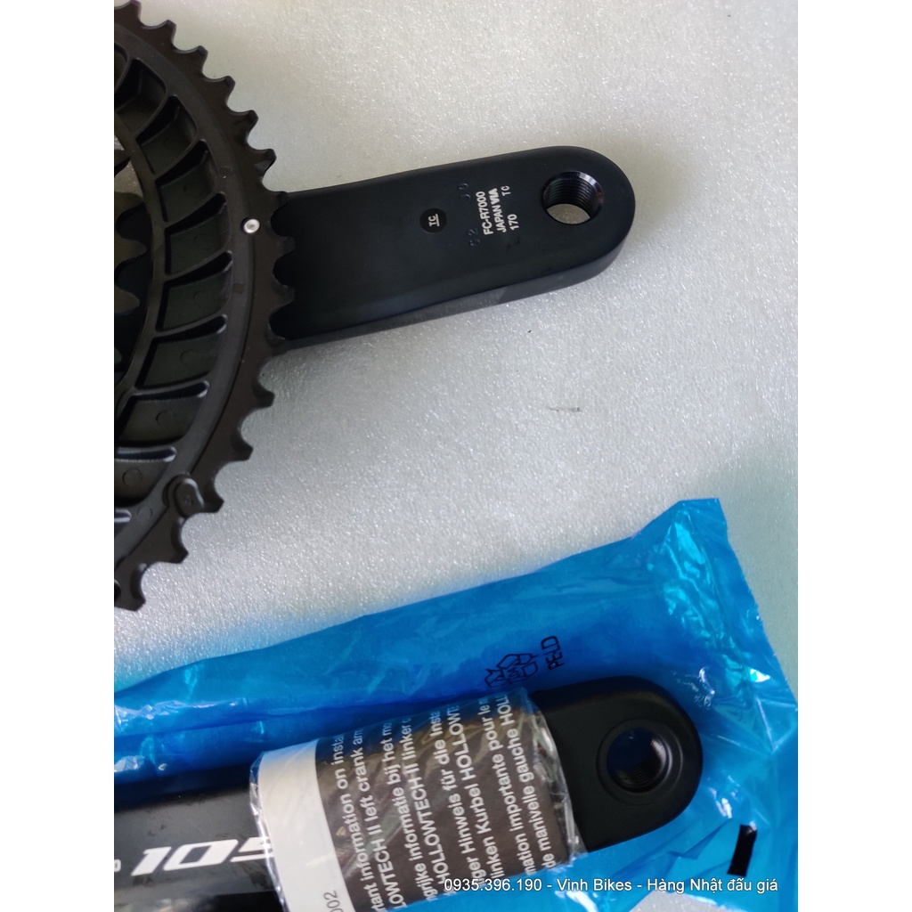 Giò Shimano 105 R7000 170 50-34 mới,  sản xuất Nhật Bản