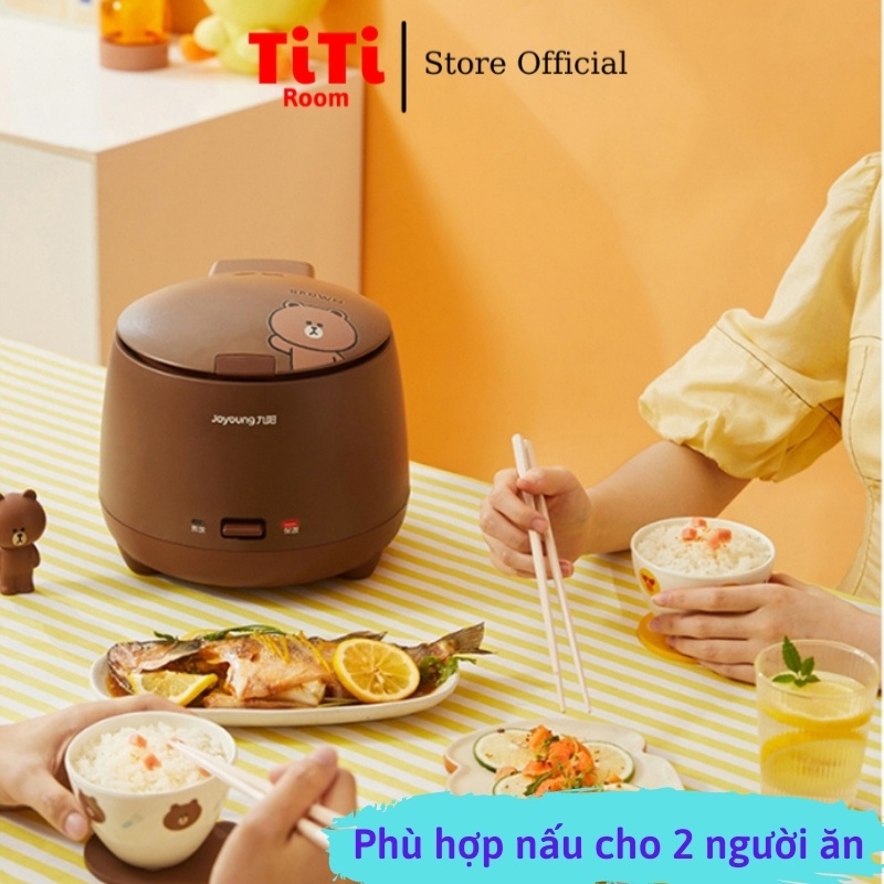 Nồi cơm điện mini Joyoung đa năng cao cấp giá rẻ dung tích 1.5L phù hợp 2 người ăn TiTi Room