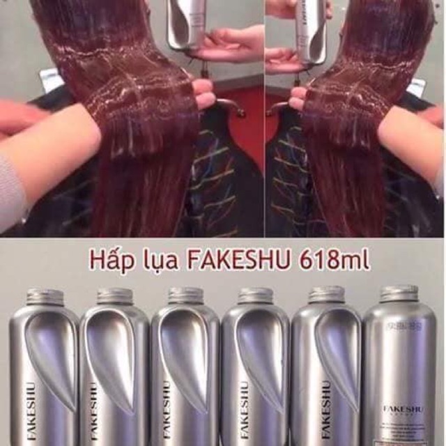Hấp lụa tơ tằm FAKESHU siêu mềm tóc