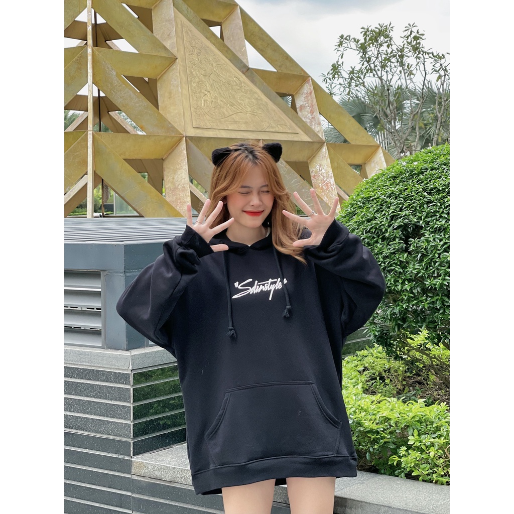 Áo Khoác Hoodie Unisex Nam Nữ Form Rộng SDVN