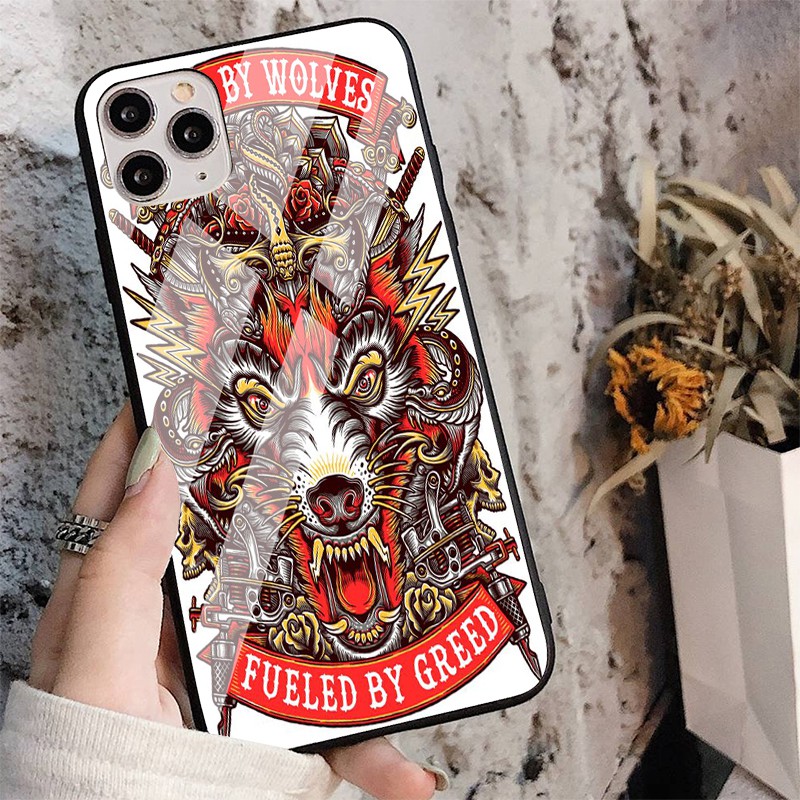 Ốp lưng hình xăm mặt sói Wolves rùng rợn ma mị - iphone 6s/6/7/8 plus/x/xr/xs max/11/11 pro max/12/12 promax TATTOO0002