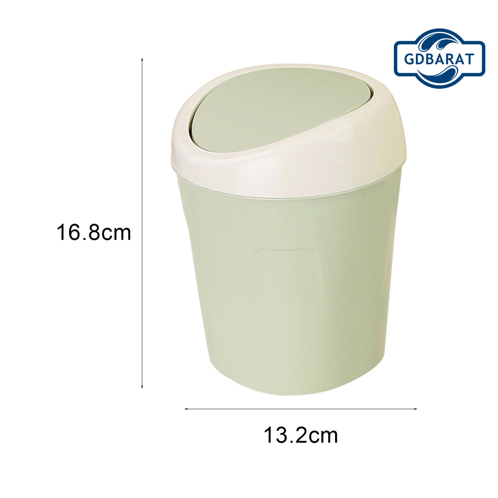 Thùng Rác Nắp Lật Mini Bằng Nhựa Nhiều Màu Sắc Tiện Dụng