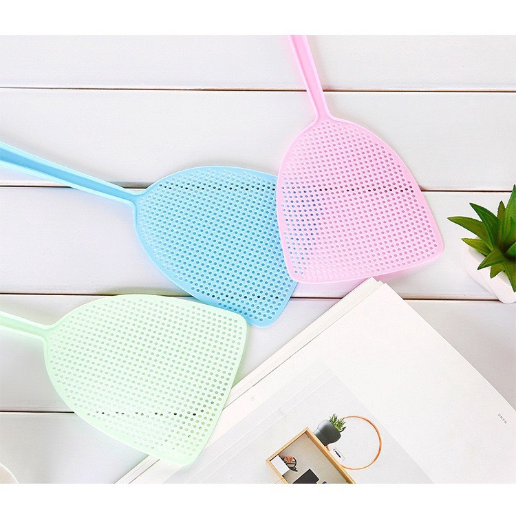 Vợt đập ruồi có tay cầm dài siêu tiện dụng Chất liệu bằng nhựa mềm an toàn thân thiện Orange Shop