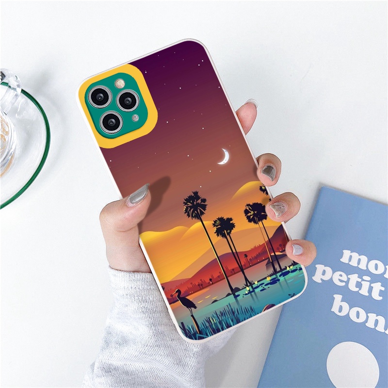 Ốp Điện Thoại iphone Phong cảnh đẹp dẻo iPhone 12 11promax 7plus 6Plus 7Plus 8Plus X Xs Max 13Promax tr228