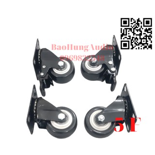 Bánh xe 5F chuyên lắp cho loa kéo, và xe đẩy chịu tải 100Kg.