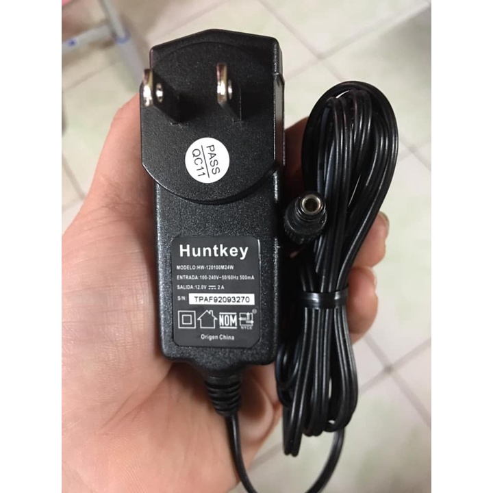 Nguồn Huntkey 12V2A chuẩn xịn chuyên dụng cho camera, Nguồn Huntkey 2A xịn xò có đèn báo