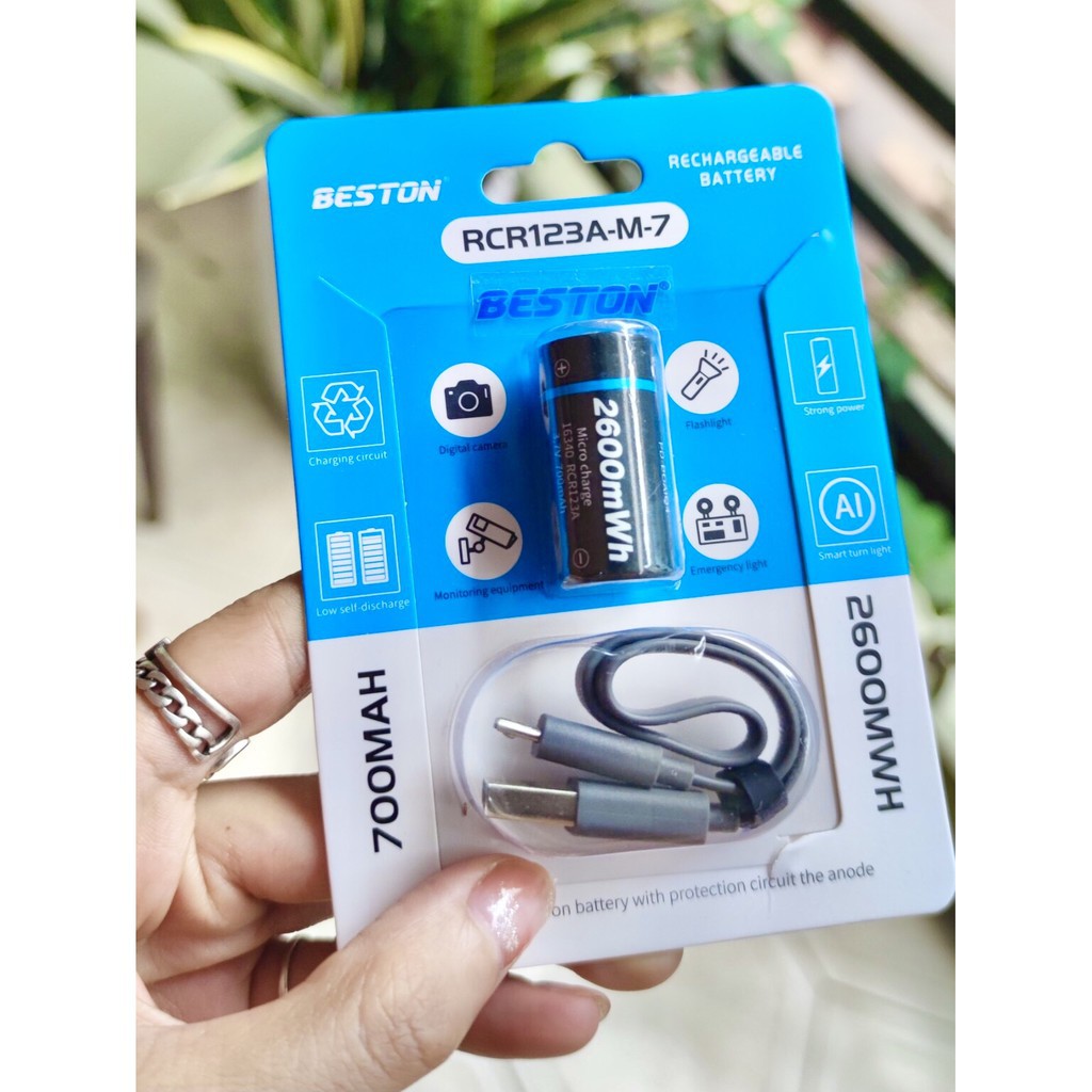 [Mã BMBAU50 giảm 10% đơn 99k] Pin sạc Beston sạc trực tiếp cổng kết nối USB ( Pin 1.2V - Pin 3.7V )