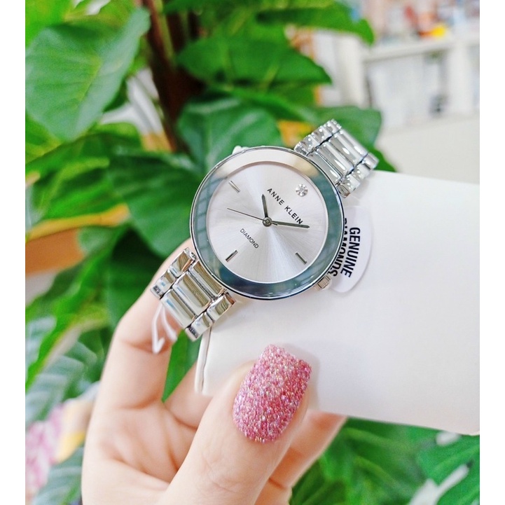 Đồng hồ nữ Anne Klein dây thép không gỉ, kích thước 32mm