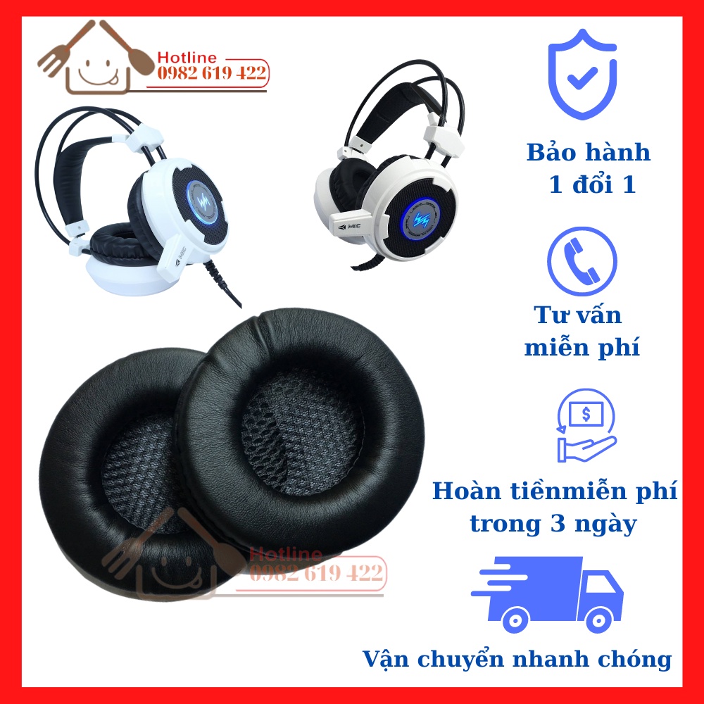 Ốp tai nghe Wangming 8900L - Đệm mút tai nghe Wangming 8900