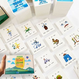 Flashcard tiếng trung - Bộ 1500 thẻ học từ vựng tiếng Trung thông minh (Tặng kho tài liệu 20G gởi qua mail)