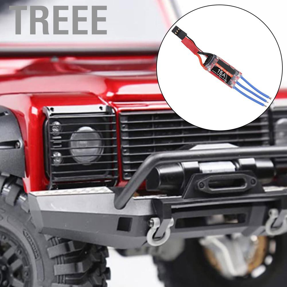 RC Bộ Điều Khiển Động Cơ Không Chổi Than 15a Esc Cho Xe Đồ Chơi 1 / 28 1 / 24 Jst