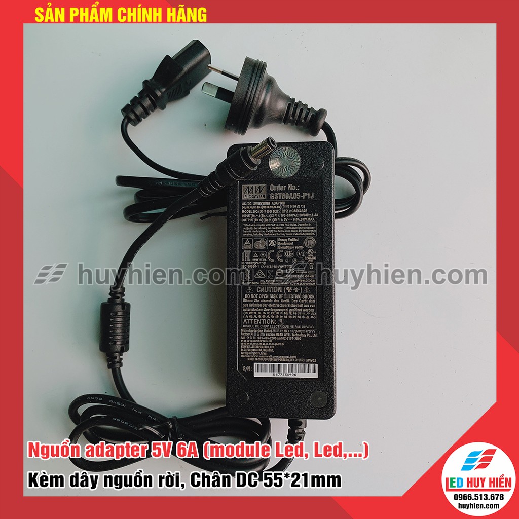 Nguồn Led 5V 6A, 5V 5A, 5V 4A, 5V 3A, 5V 2A, (nguồn 5v6A, 5V5A, 5V4A, 5V3A, 5V2A chính hãng) | BigBuy360 - bigbuy360.vn