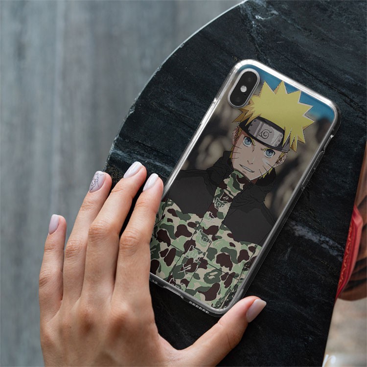 Ốp lưng bape iphone In Hình ốp lưng ip cao cấp Iphone 7/8/8Plus/X/Xs/Xs Max/11/11 Promax/12/12 Promax BAPPOD00153