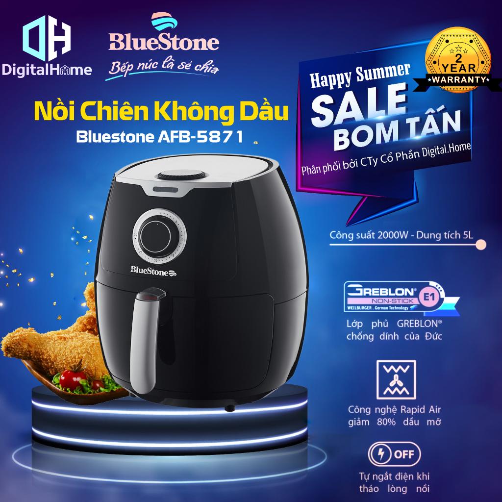 Nồi Chiên Không Dầu Bluestone AFB-5871,Công Suất 1800W ,Dung Tích 5.5 lít, Bảo Hành Chính Hãng 24 Tháng