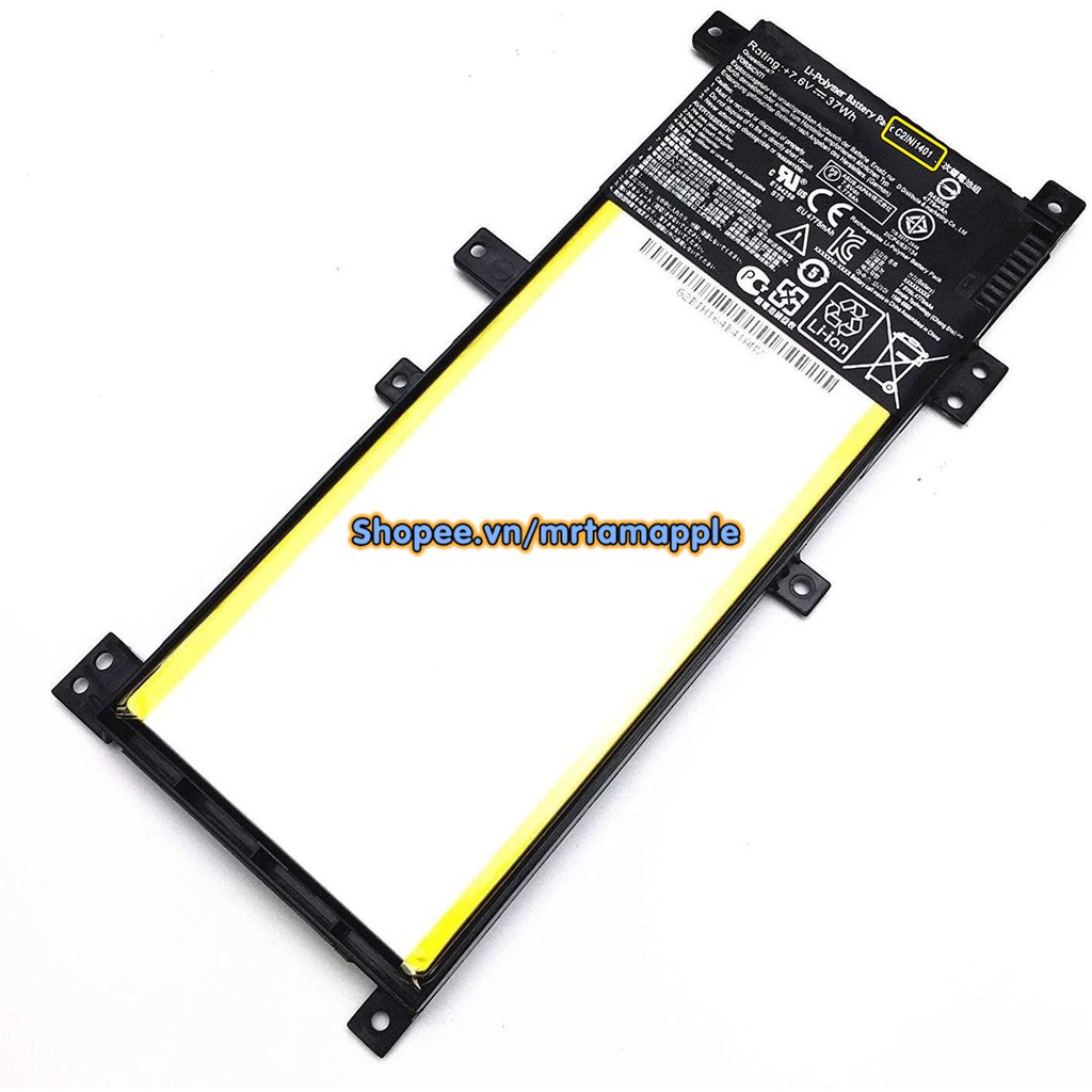 (BATTERY) PIN LAPTOP ASUS X455 (C21N1401 / C21N1409) (ZIN) - K455 F454 F455 X454 X455LA, X455LA-4030U, X455LA-N4030U